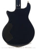 Terry McInturff custom guitar back close up of guitar with trans blue finish