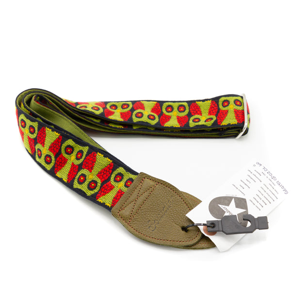 Souldier Owls Guitar Strap - Olive