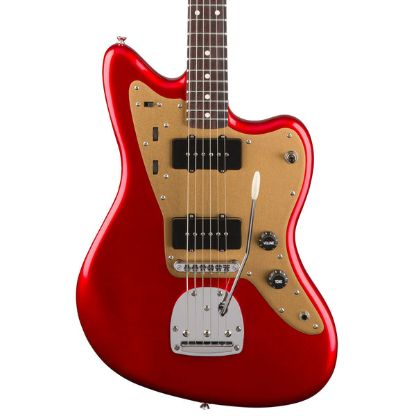 Squier - Deluxe Jazzmaster w/tremolo - Candy Apple Red