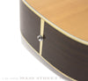 1975 Martin D-35 acoustic guitar endpin close up