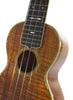 vintage 1930s Martin 5k uke - front detail of binding and koa