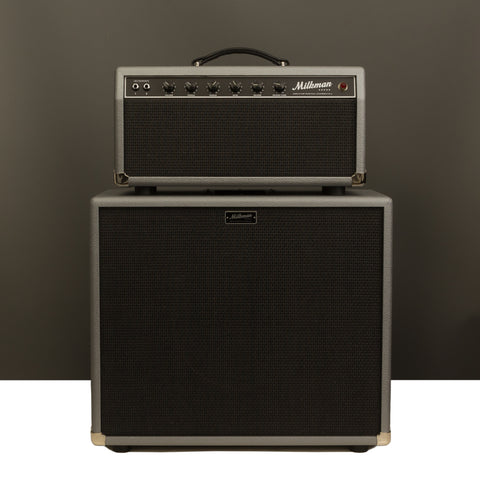 Milkman Amps - 40 Watt Pedal Steel Mini - Head and Cabinet - Moon Boot Silver- Used