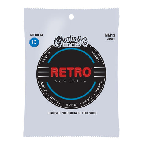 Martin Acoustic Strings - Retro Monel Medium MM13