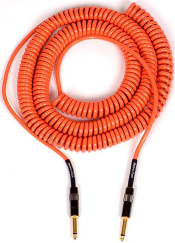 Lava 20' Orange Retro Coil Cable