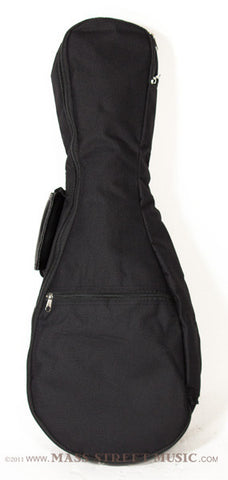 Kala Soprano Uke gig bag black with straps- front