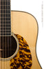 Collings 1995 CW Clarence White acoustic guitar front detail with dalmation pickguard