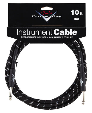Fender 10' Black Tweed Instrument Cable