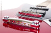Fender Blacktop Jaguar B90 Red - detail of bridge