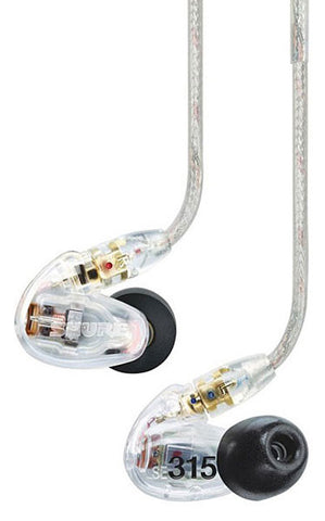 Shure Earphones - SE315 - Clear