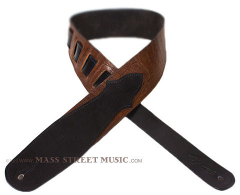 Leather Aces - Gator Guitar Strap