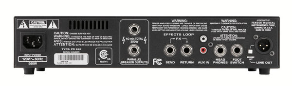 Fender Rumble 350 Amp Head | Mass Street Music