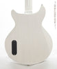 Collings 290 DCS electric guitar white, back close up view