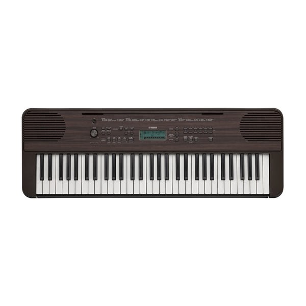ヤマハ PSR-E360DW [ダークウォルナット調] Yamaha Keyboards - PSR-E360DW Walnut | Mass Street Music