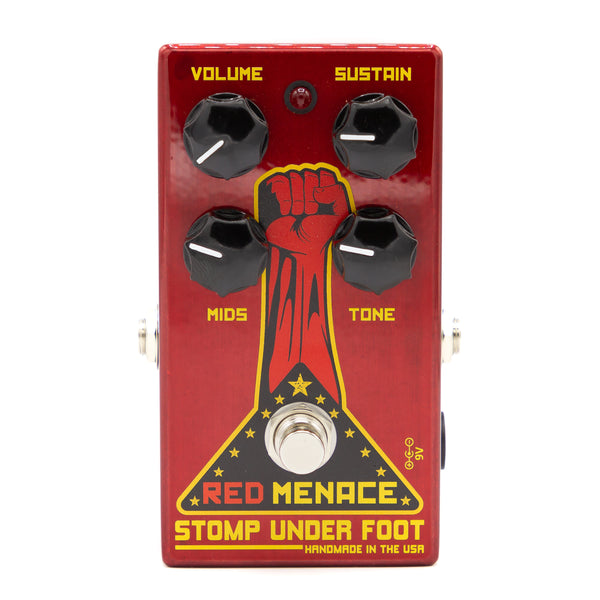 ギター STOMP UNDER FOOT RED MENACE fuzz Stomp Under Foot - Red Menace Fuzz | Mass Street Music