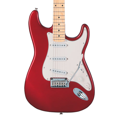 Squier - Standard Stratocaster - Candy Apple Red Front Close Up