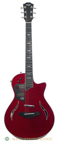 Taylor T5z Pro electric acoustic guitar - red - front