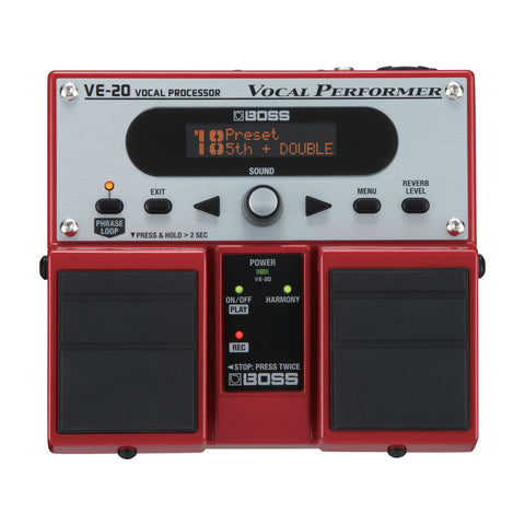 BOSS Guitar Effect Pedals - VE-20 Vocal Performer