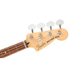 Fender Bass Guitars - Player Mustang Bass PJ - Pau Ferro Fingerboard - Firemist Gold - headstock front