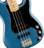 Fender Electric Guitars - American Performer Precision Bass - Maple Fingerboard - Satin Lake Placid Blue - Angle