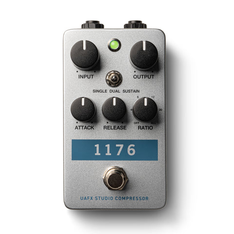 Universal Audio Effects Pedals - 1176 Compressor - Mini - Front Close