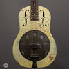 National Resophonic Guitars - 2018 NRP Resonator - Chipped Ivory - Used - Front Close 