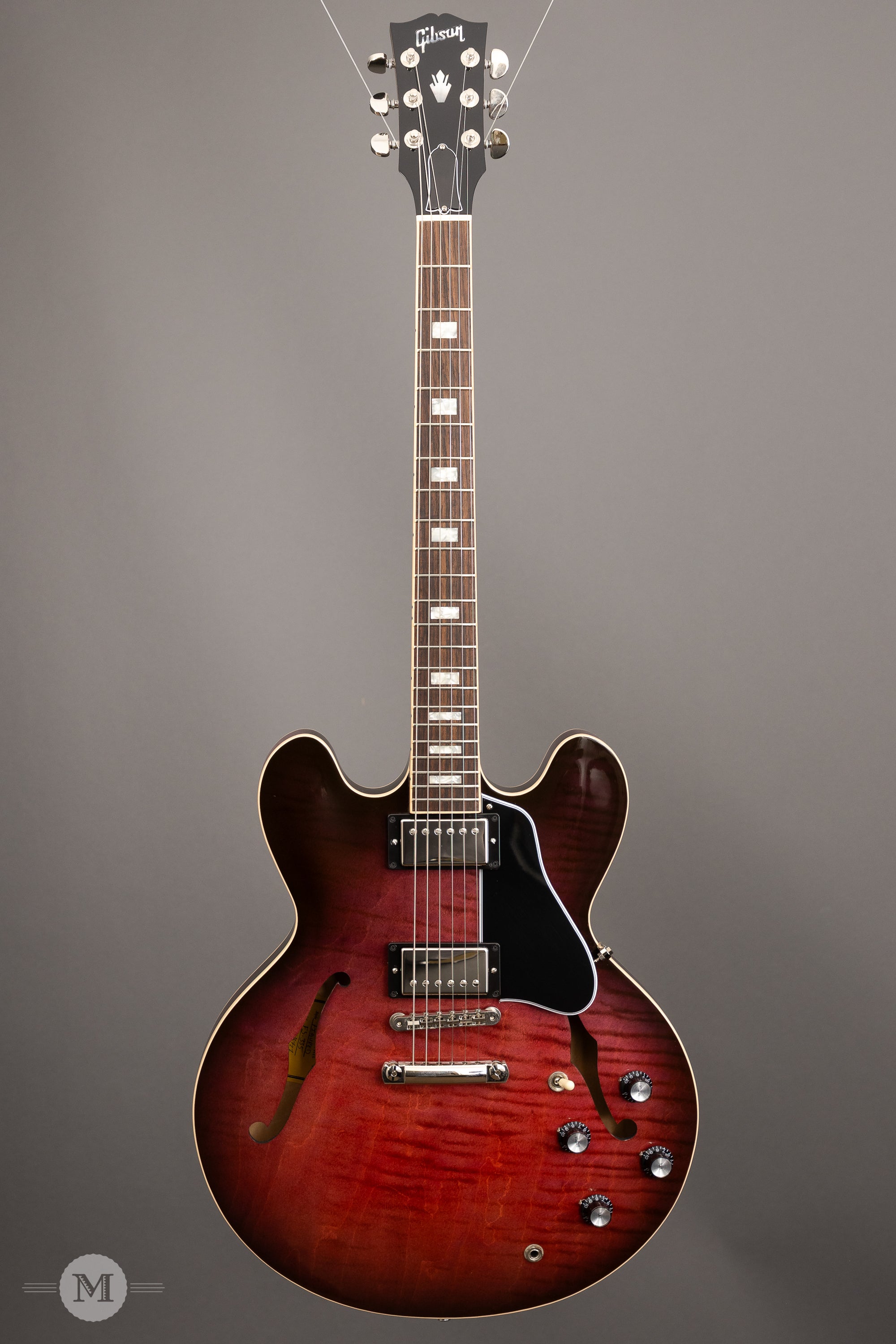 レフティ Gibson ES-335 (2019) Gibson Guitars - 2019 ES-335 Figured Maple - Purple Burst