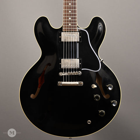 Gibson Guitars -  Custom Shop '61 ES-335 Ebony #111701 - USED (2021) - Front Close 