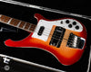 Rickenbacker Guitars - 2024 4003 Stereo Bass Guitar - Fireglo - Guitar & Case Close 