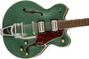 Gretsch Electric Guitars - G2622T Streamliner Center Block Double-Cut w/ Bigsby - Steel Olive - Angle