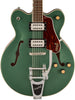 Gretsch Electric Guitars - G2622T Streamliner Center Block Double-Cut w/ Bigsby - Steel Olive - Front Close