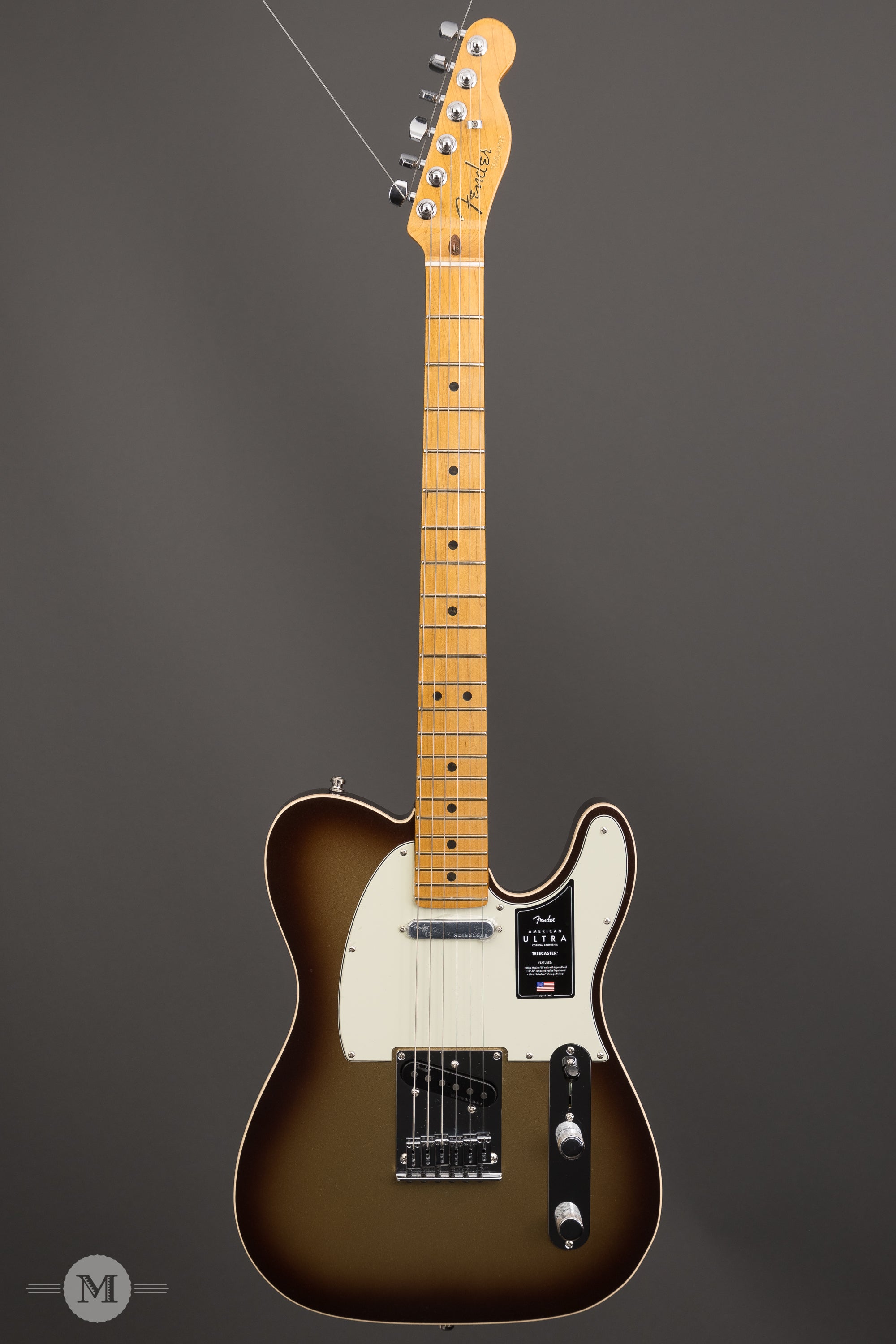 Fender Electric Guitars - American Ultra Telecaster MN - Mocha 