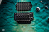 Tom Anderson Guitars - Angel - Teal WakeSurf with Binding - Bridge 