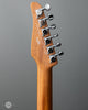 Tom Anderson Electric Guitars - Cobra S - Shorty - Natural Orange Burst with Binding - Back Headstock 