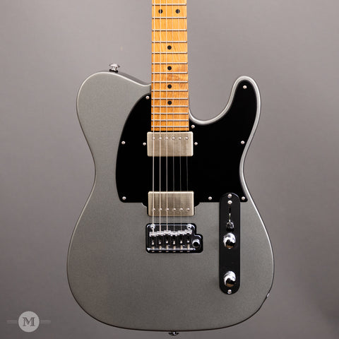 Suhr Guitars - Andy Wood Signature Modern T AW Silver - Woodbucker Pickups - Front Close