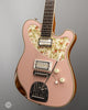 Bruce Guitars - The Ellary Deluxe - Shell Pink - Floral Pickguard - Descendent Tremolo - Front Angle 