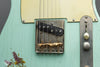 Bruce Guitars -  Letter Series T - Faded Surf Green  - Bridge