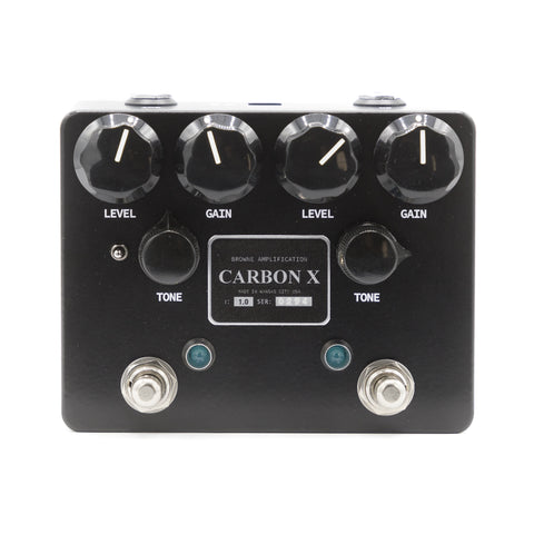 Browne Amplification - Carbon X - Front