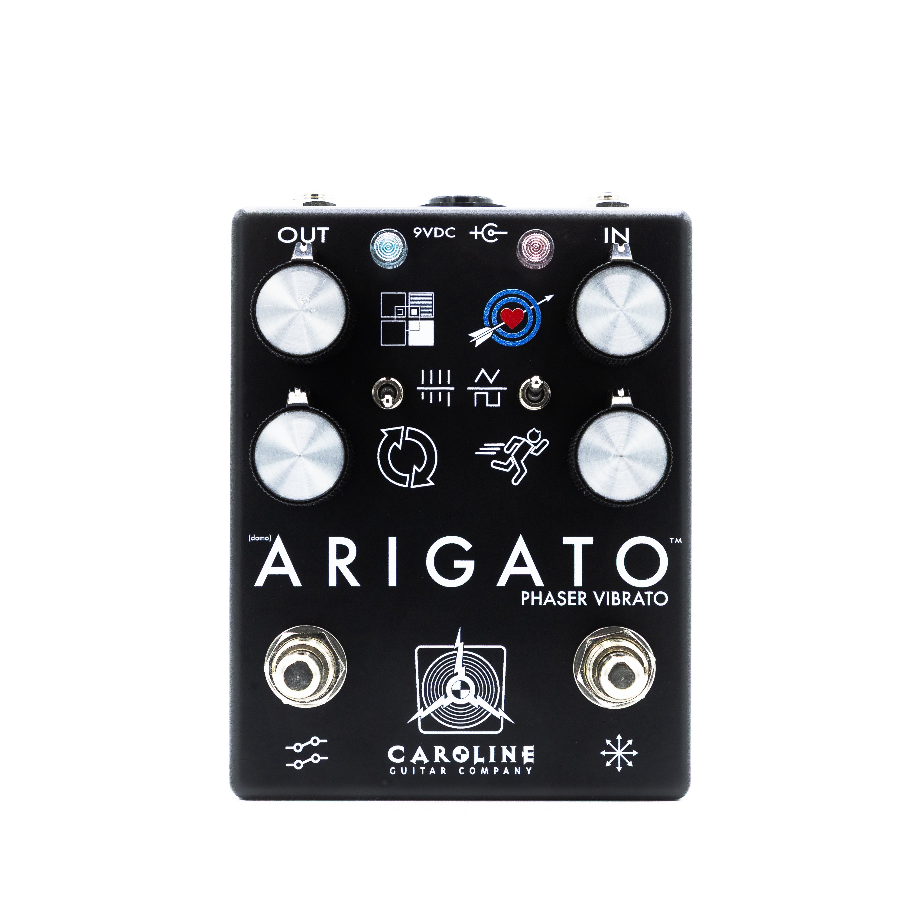 Caroline Effect Pedals - Arigato Phaser / Vibrato Limited Black