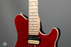 Ernie Ball Music Man - 30th Anniversary Axis - Translucent Red Quilt Top/Black Red Sparkle Back - 1 of 100 - Frets 