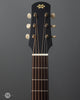 Iris Guitars - OG - All Black - Ivoroid Pickguard - Ivoroid Binding - Flower Pot - Front Headstock 