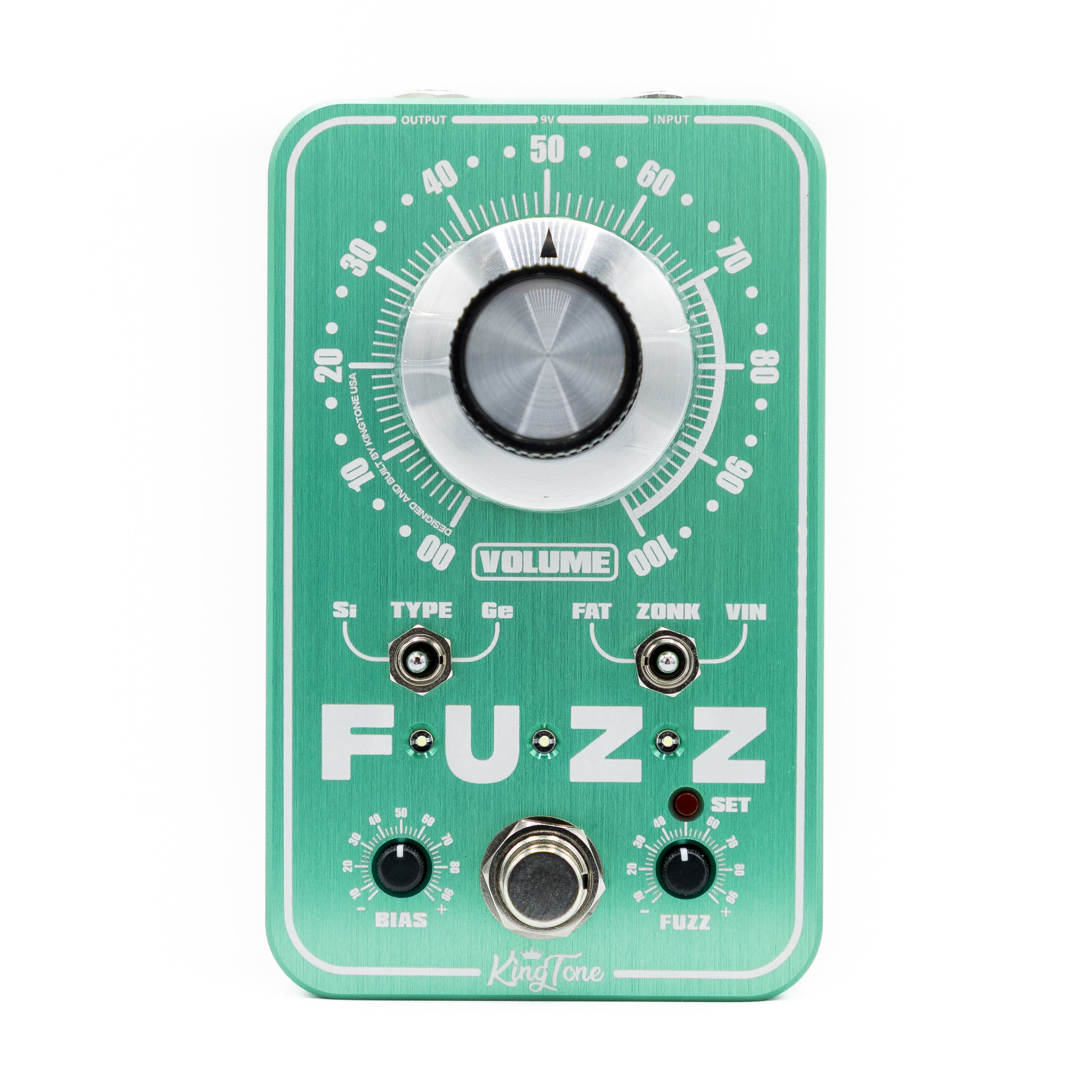 ギター KingTone Mini Fuzz V2 miniFUZZ V2 (Green) - KingTone