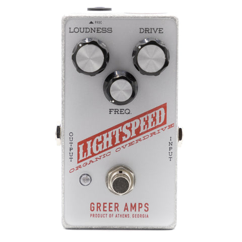 Greer Amps - Lightspeed Organic Overdrive - Silver Britches