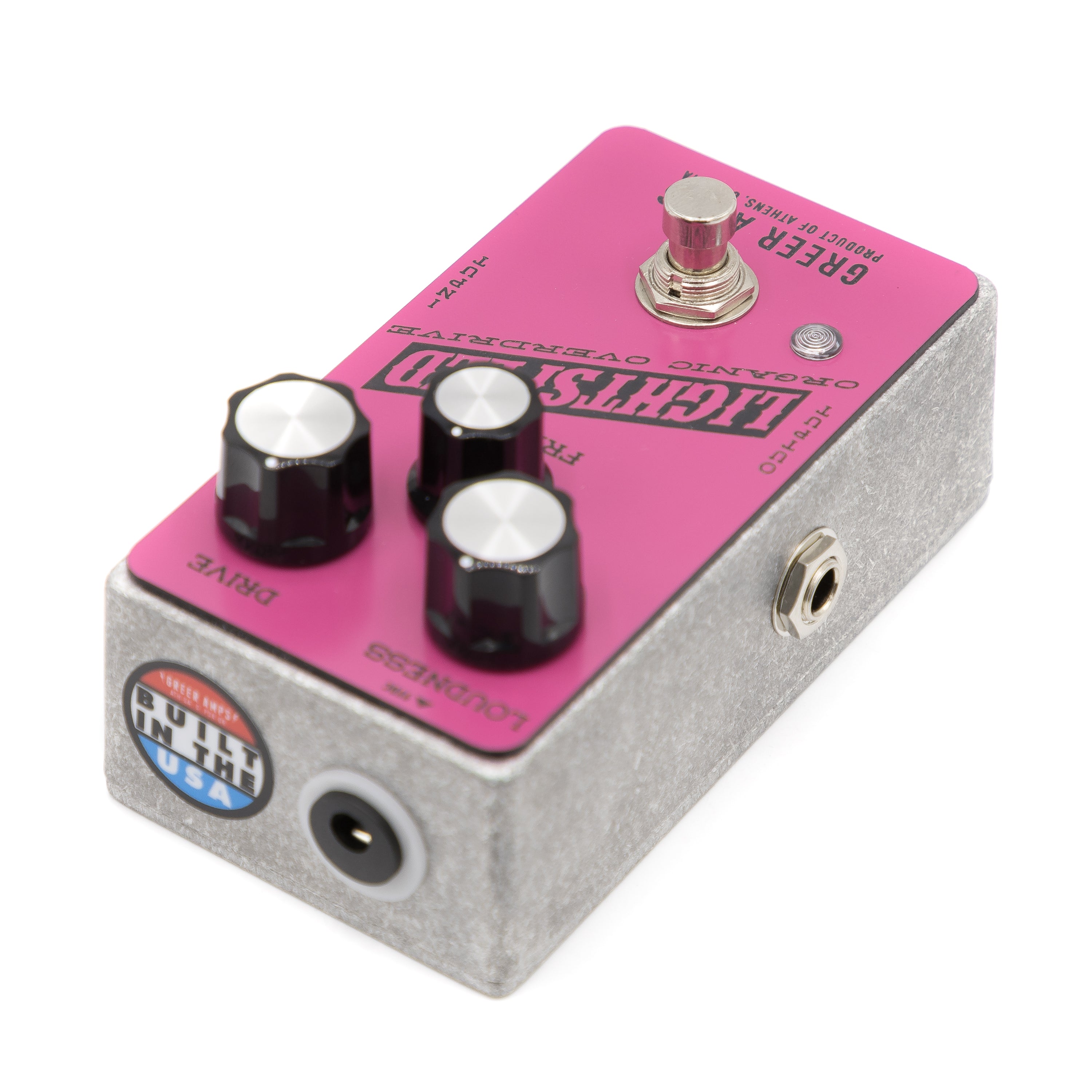 lightspeed guitar pedal Greer Amps - Lightspeed Organic Overdrive - Pink / Black