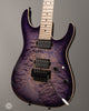 Tom Anderson Guitars - Li'l Angel - Purple Burst with Binding - Angle