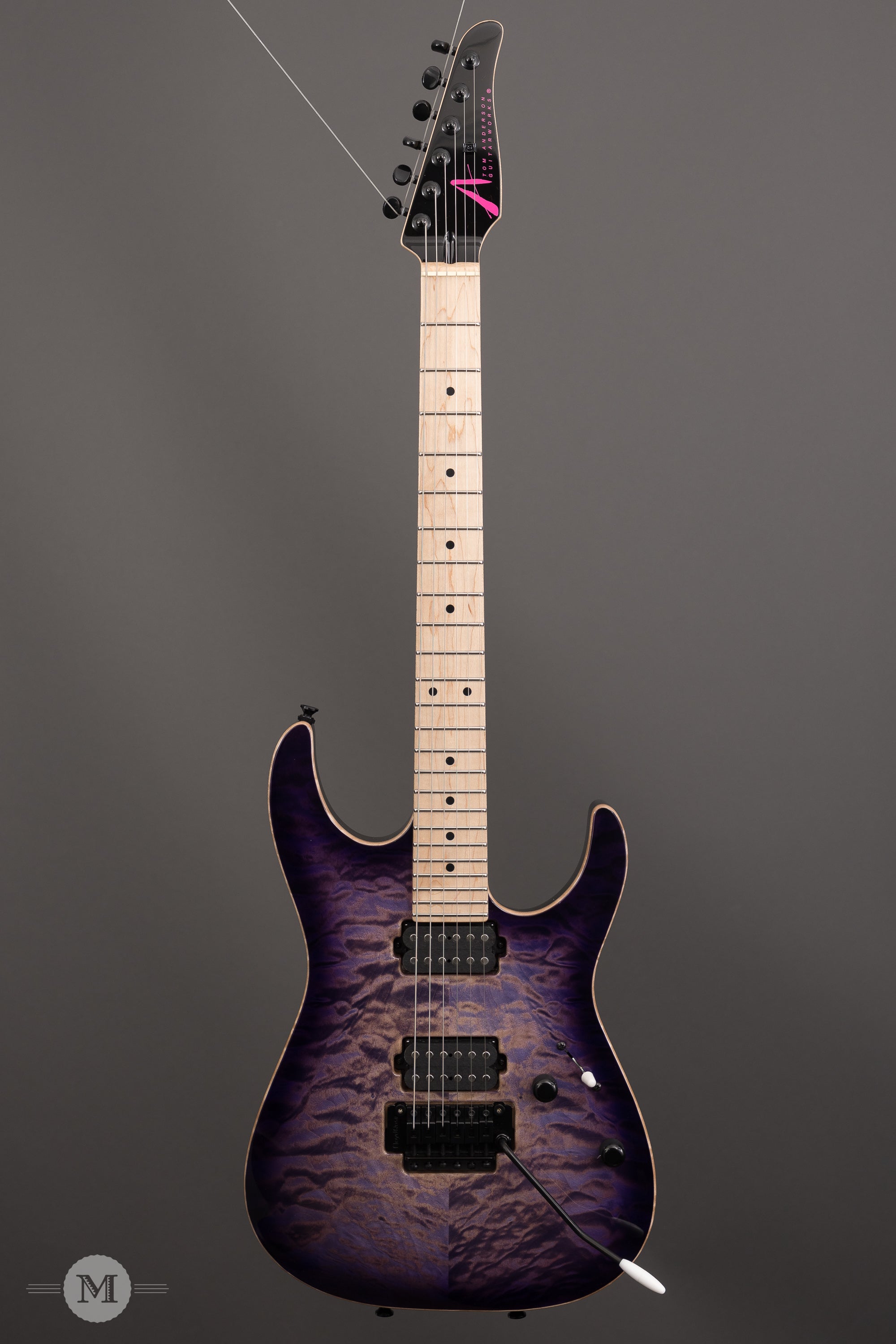 Tom Anderson Guitars - Li'l Angel - Purple Burst with Binding | Mass ...