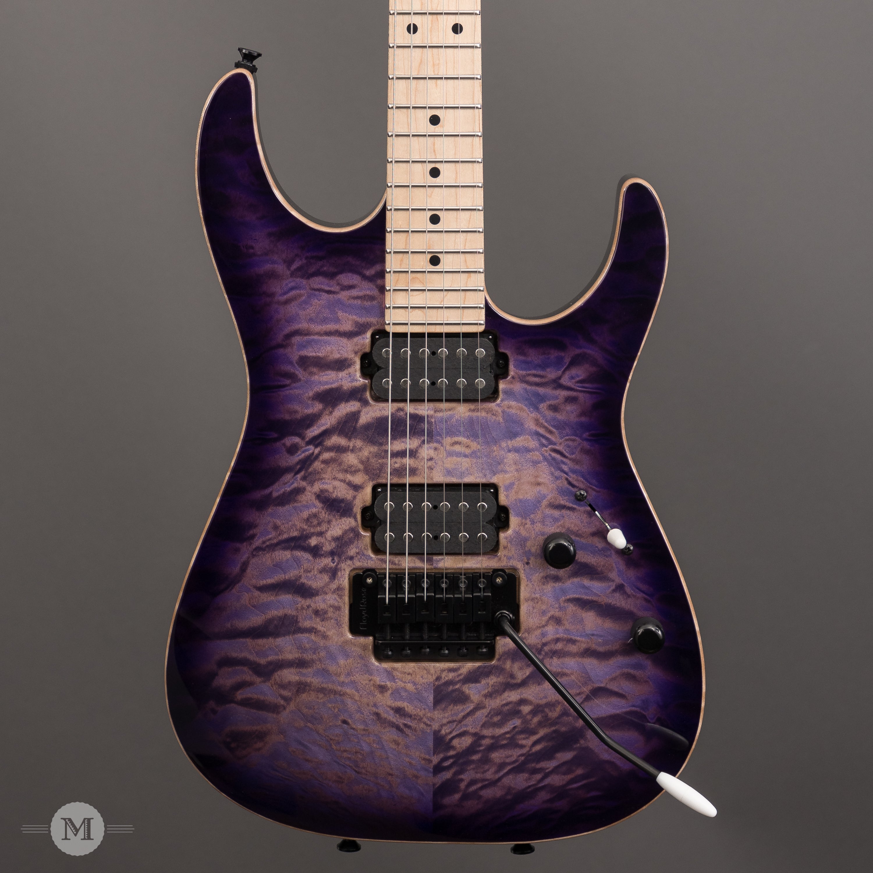 Tom Anderson Guitars - Li'l Angel - Purple Burst with Binding