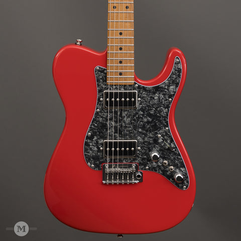 Tom Anderson Electric Guitars - Mongrel - Ferrari Red - Front Close