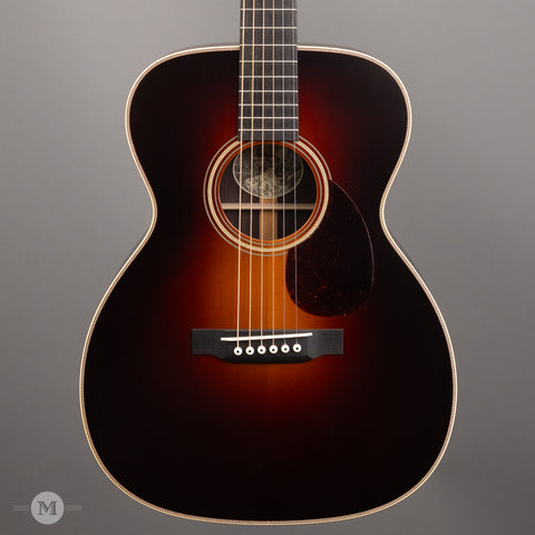 Collings Acoustic Guitars - OM2H A Traditional Series - Vintage Satin Sunburst - Front Close