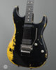 Tom Anderson Guitars - Pro Am - Black over Corvette Yellow - In Distress Lv3