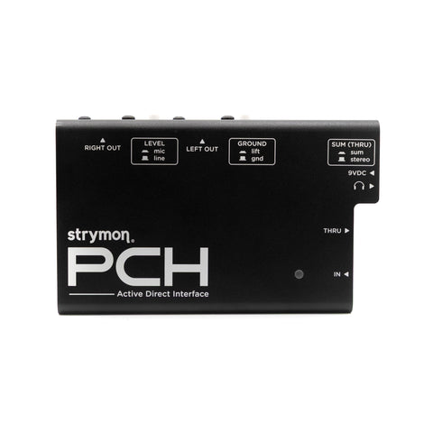 Strymon Effects Pedals - PCH - Active Stereo DI with Headphone Amp - Front Close